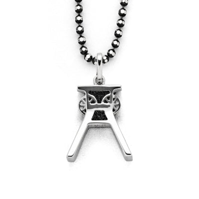 Anhänger "Förderturm" Kohleschmuck