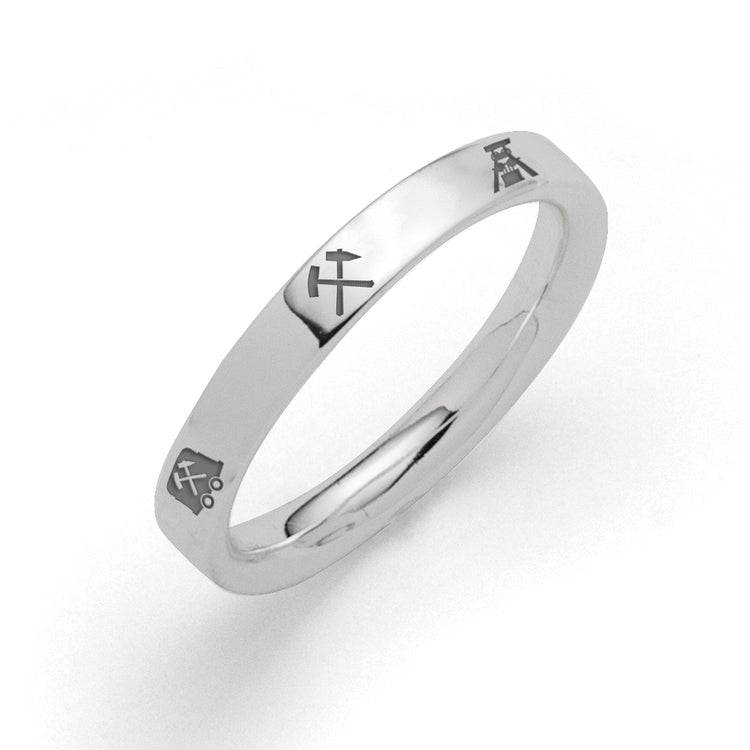 Ring "Gladbeck" oxidiert 3 Motive